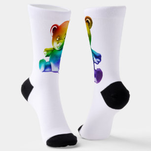 Calcetines Osito de peluche de metal cepillado SlipperyJoe's 