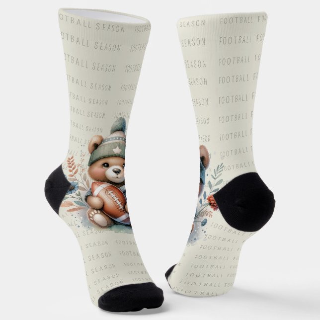 Calcetines Oso Personalizado lindo (Angular)