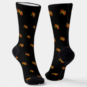 Calcetines Otoño de las hojas doradas