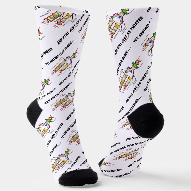 Calcetines Otro año más, igual que el ADN torcido (Angular)