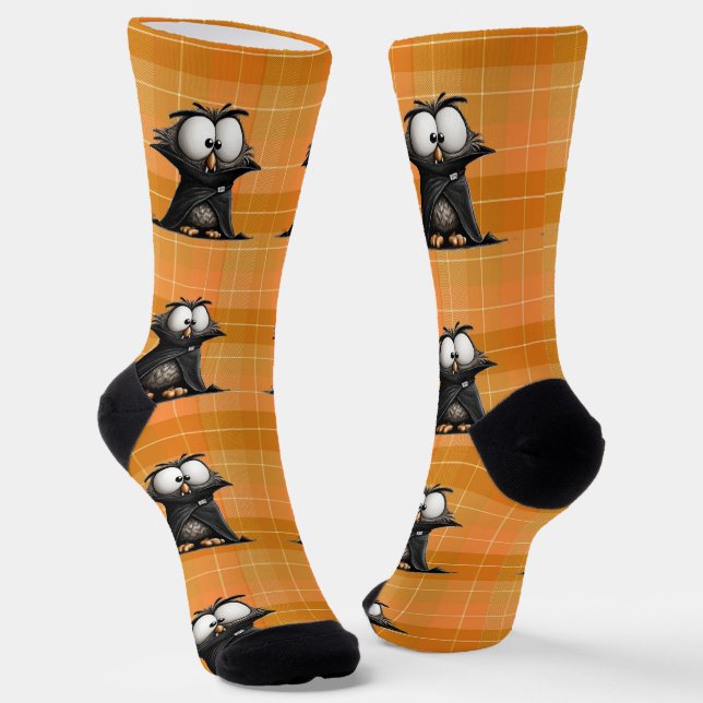 Calcetines Owl vampire Halloween (Angular)