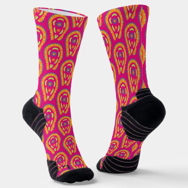 Calcetines Paisley Colorido (Angular)