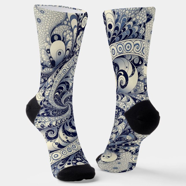 Calcetines Paisley Exótico Elegante (Angular)