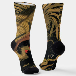 Calcetines Pájaro mítico Howo de Audsley: Fénix japonés de 18