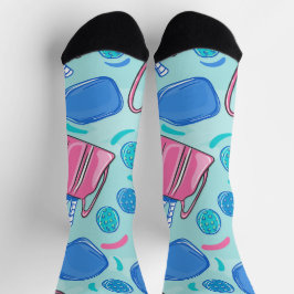 Calcetines Palas y bolas azul