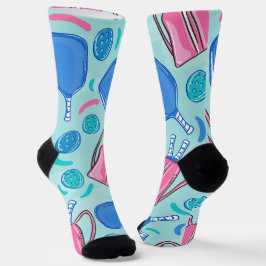 Calcetines Palas y bolas azul