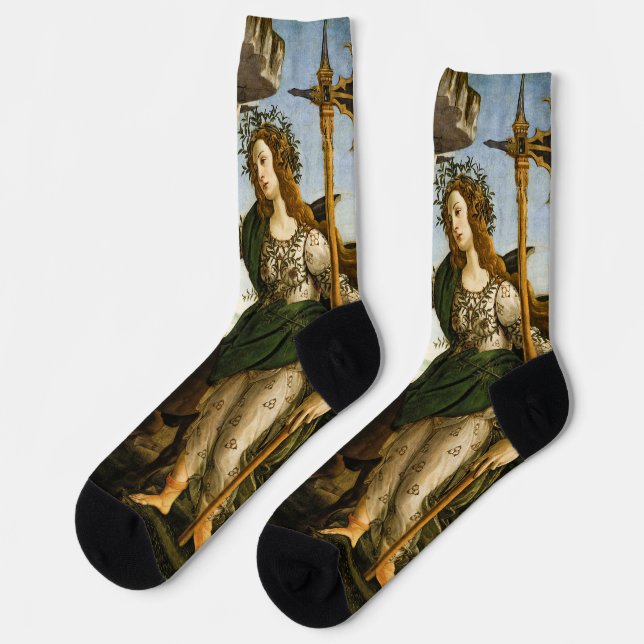 Calcetines Pallas y el Centaur de Sandro Botticelli (Izquierda)