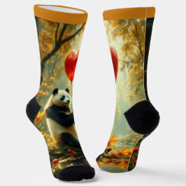 Calcetines Panda y el globo