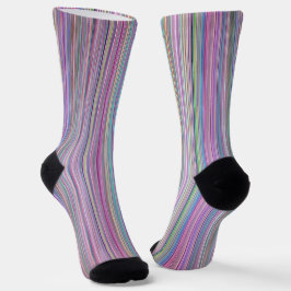 Calcetines Pantalla de TV rota Banda arco iris