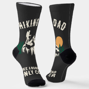 Calcetines Papá Senderista Personalizado Como Un Papá Normal 