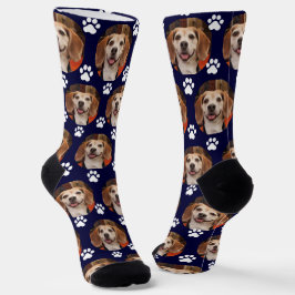 Calcetines Papel fotográfico Mascota lindo Personalizado de i