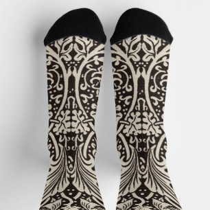 Calcetines Papel pintado floral de narciso de William Morris