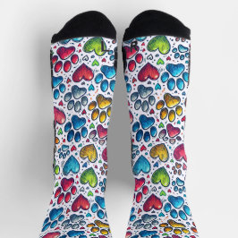 Calcetines para amantes de gatos con estampado de 