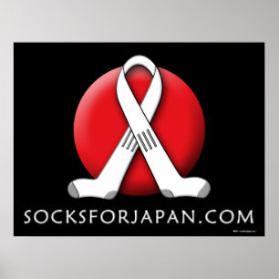 Calcetines para el arte Poster japonés