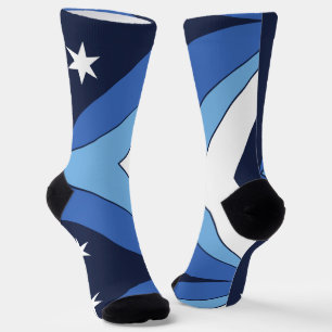 Calcetines para hombre con la bandera de Columbia,