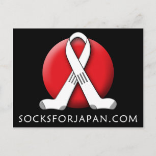 Calcetines para la postal de Japón
