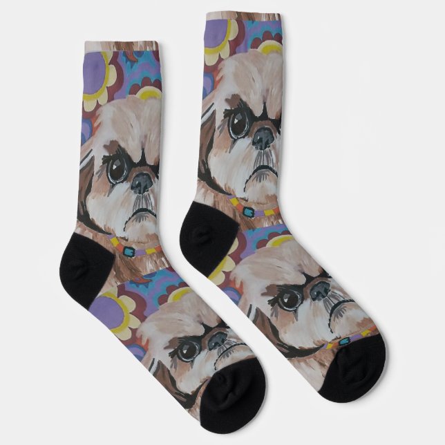 Calcetines para tripulación de Shi Tzu (Derecha)