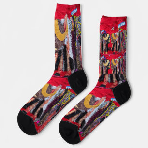 Calcetines Parado en mi suelo.