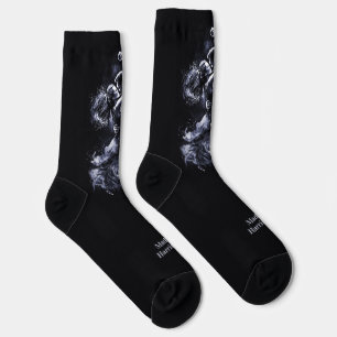 Calcetines Pareja de baile de nombre personalizado