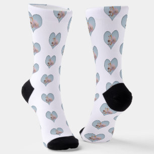 Calcetines Pareja de cisnes compañeros de vida San Valentín