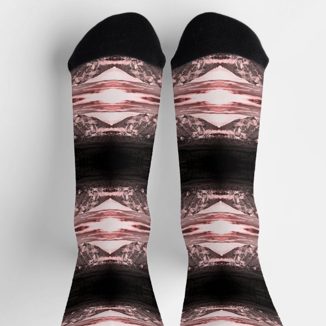Calcetines Parque nacional Vintage USA Alaska Mt Mckinley (Arriba)