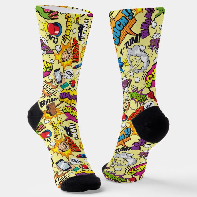 Calcetines Pasar A La Diversión: El Pop Art Socks Retro (Angular)