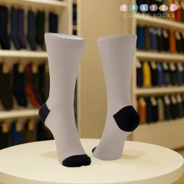 Calcetines Pasta de color beige marrón suave y sólido de luz 