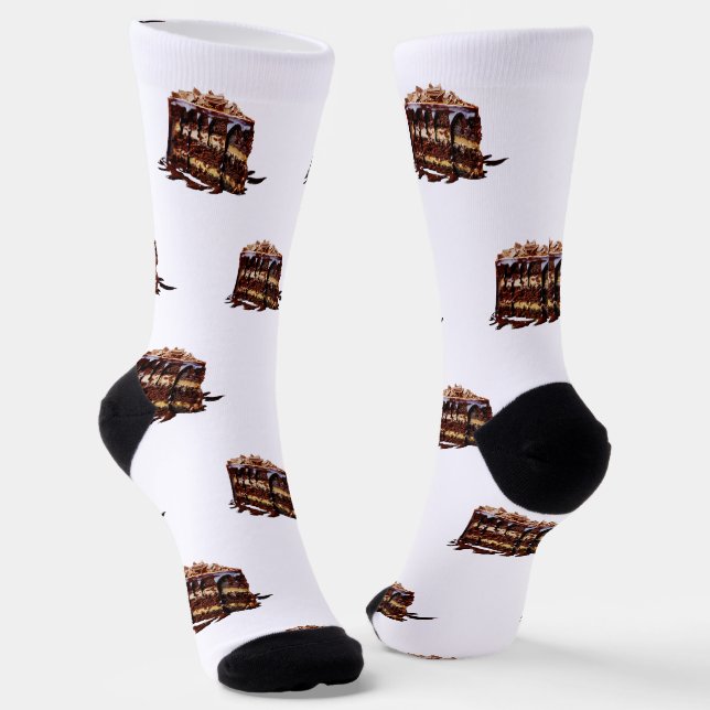 Calcetines Pastel de chocolate de varias capas indulgente de  (Angular)