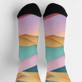 Calcetines Pastel Paradise Stripes Colección Sock para Mujere