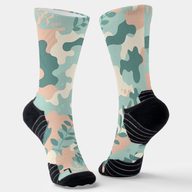 Calcetines Pastel Resumen Camouflage (Angular)