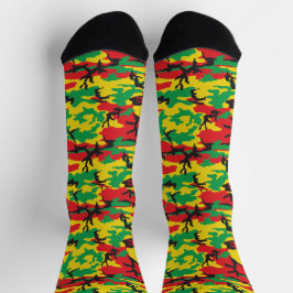Calcetines Patentado por rasta Camouflage jamaiquino