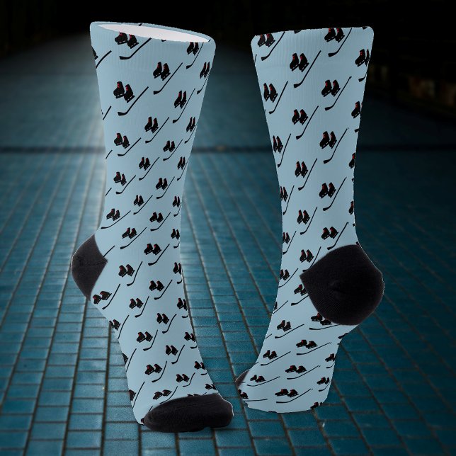 Calcetines Patines y palos de hockey sobre hielo - tu elecció (Subido por el creador)