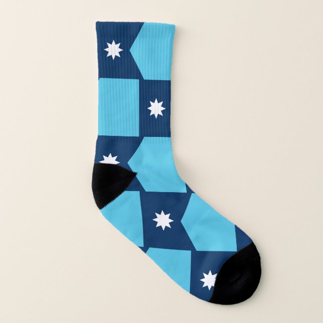 Calcetines Patriotic All Over Print Socks Flag of Minnesota (Parte interior izquierda)