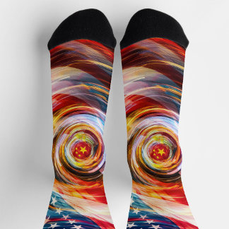 Calcetines Patriotic Brushstroke Fusion Socks