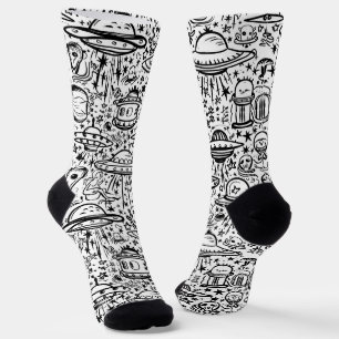 Calcetines Patrón Alien