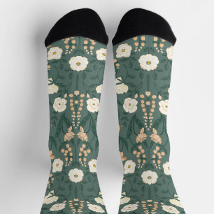 Calcetines Patrón Art Nouveau William-Morris