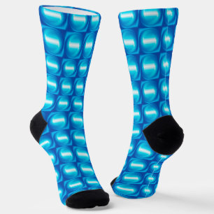 Calcetines Patrón azul