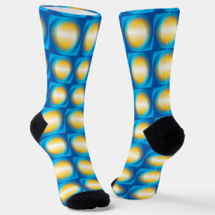 Calcetines Patrón azul