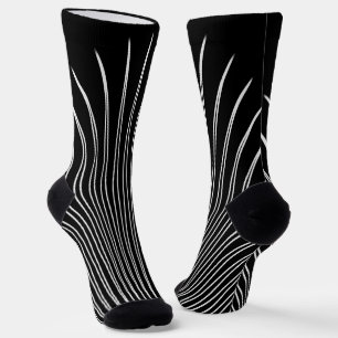 Calcetines Patrón blanco y negro muy único
