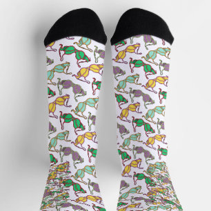 Calcetines Patrón Bra multicolor