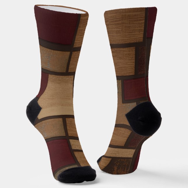 Calcetines Patrón Colorido de Moda  (Angular)