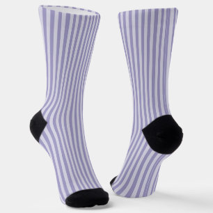 Calcetines Patrón continuo de rayas moradas