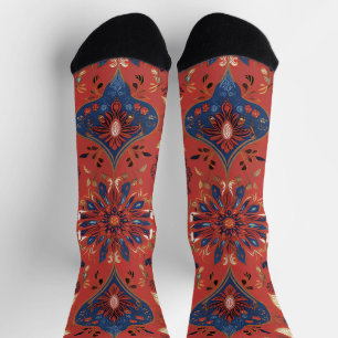 Calcetines patrón de alfombra serbio 7