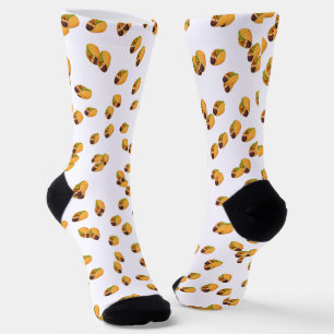 Calcetines Patrón de amante de tacos de México