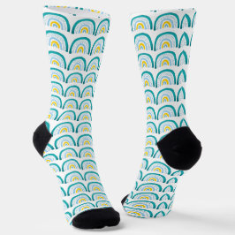 Calcetines Patrón de Arcoíris