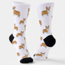 Patrón de arte de perro Corgi galés de Pembroke ro