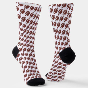 Calcetines Patrón de balón de fútbol americano de Gridiron