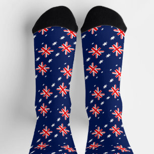 Calcetines Patrón de bandera de Australia