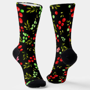 Calcetines Patrón de bayas