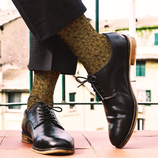 Calcetines Patrón de Bitcoin Crypto Money Gold Guay Luxury Ge (Subido por el creador)